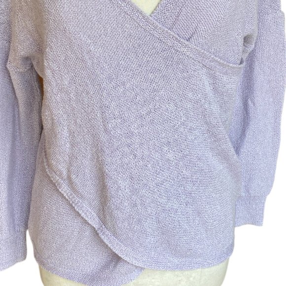 Urban Outfitters Kimchi Blue Ballet Crisscross Faux Wrap Cottagecore Sweater-S - Picture 4 of 11